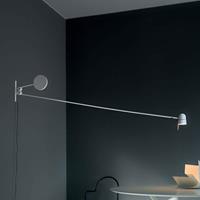 Luceplan Extravagante LED wandlamp Counterbalance, wit