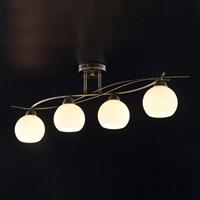 Lindby Vierflammige Deckenlampe Leanda