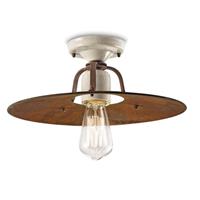Ferro Luce Deckenleuchte Riccardo mit Metallschirm, 40 cm