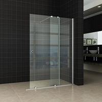 Aqua Splash Verleng-Inloopdouche 100X200 cm Op Rail 10 mm Nano Glas 