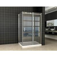 Aqua Splash Douchecabine Schuifdeur 120X80X200 cm 8 mm Glas Met Nano Coating 