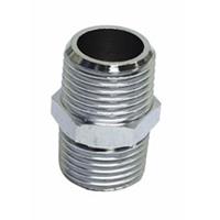 Viega Doppelnippel 3280 verchromt, Rotguss, AG x AG 1/2'