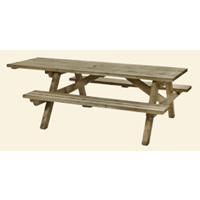 Talenbuitenmeubelen Rolstoelpicknicktafel 230x160cm