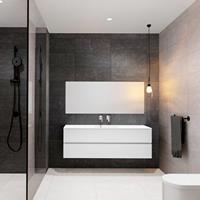 Boss & Wessing Badkamermeubel Solid Surface BWS Stockholm 150x46 cm Mat Wit (alle varianten)