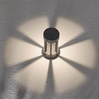 Lampenwelt.com LED sokkellamp Jordis, donkergrijs