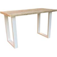 Wood4you " Statafel ""Toronto"" tafel U-poot wit 160/76 160cm"