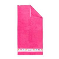 lief! badlaken 70x130 cm donkerroze