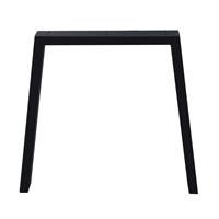 Furniture Legs Europe Zwarte trapezium tafelpoot 72 cm