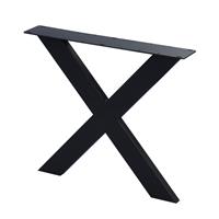 Furniture Legs Europe Zwarte X tafelpoot 72 cm