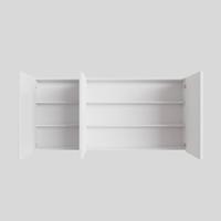 Boss & Wessing Spiegelkast  Cube 150x70x16 cm 3 Deuren Mat Wit