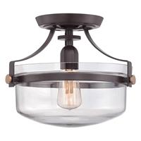 Elstead In brons - plafondlamp Penn Station