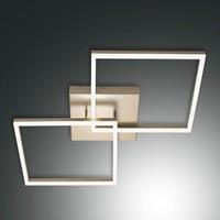 Fabas Luce Goldene LED-Deckenlampe Bard