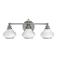 KICHLER Chroomkleurige opaalglas-wandlamp Ainsley voor bad