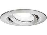 Paulmann,LED Einbaustrahler dimmbar schwenkbar rund GU10 Eisen gebürstet 1x6W Nova Plus