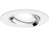 Paulmann,LED Einbaustrahler dimmbar schwenkbar rund GU10 Weiß matt Chrom 1x6W Nova Plus