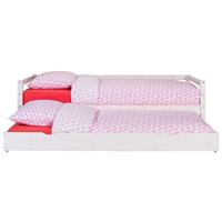 Leen Bakker Bed Ties met bedlade - off-white - 90x200 cm