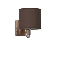 Home sweet home wandlamp drift bling Ø 16 cm - bruin