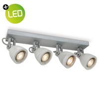 home sweet home LED opbouwspot Vedi 4 lichts â†” 48 cm - betongrijs