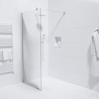 Saniclass Bellini Inloopdouche - 90x200cm - veiligheidsglas - band mat glas - anti kalk - chroom WR90-C/NFF