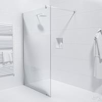 Saniclass Bellini Inloopdouche - 120x200cm - veiligheidsglas - band mat glas - anti kalk - chroom WR120-C/NFF
