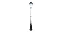 Franssen Verlichting Perla staande lamp 228cm - zwart