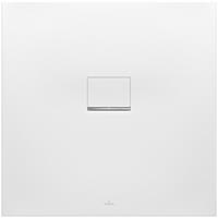 Villeroy & Boch Squaro Infinity kunststof douchebak quaryl vierkant 100x100x4cm mat wit UDQ1010SQI1VRW