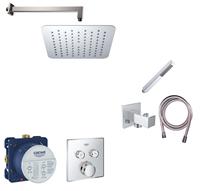 grohe Grohtherm SmartControl inbouw regendouche vierkant wandarm 20cm kop