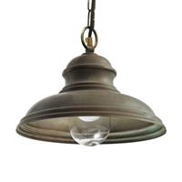 Moretti Buiten hanglamp Riccardo, ketting, glas cilinder