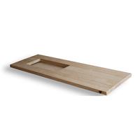 VTWonen Board badplank 78 cm. blank eiken