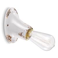 Ferro Luce Wandlamp C115 in vintage stijl wit