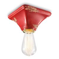 Ferro Luce Vintage-Deckenleuchte C135 rot