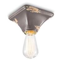 Ferro Luce Vintage-Deckenleuchte C135 taube