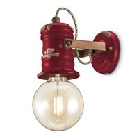 Ferro Luce Wandlamp C1843 in vintage design wijnrood