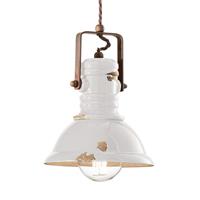 Ferro Luce Hanglamp C1691 in industrieel design wit