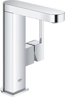 GROHE Plus waterbesparende wastafelkraan M-size met gladdy body en push open waste chroom 23872003