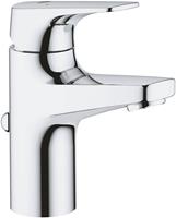 Grohe Bauflow s-size wastafelkraan met waste chroom