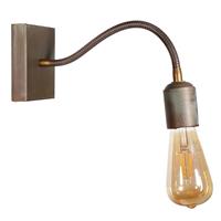 Moretti Met flexibele arm - messing wandlamp Orio