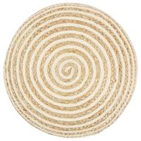 vidaXL Handgefertigter Sitzpuff 45 x 30 cm Jute Braun