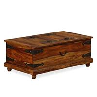 VidaXL Opbergkist 90x50x35 cm massief sheesham hout
