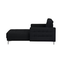 Beliani Chaise longue grafietgrijs ABERDEEN