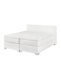 Beliani Boxspring kunstleer wit 140 x 200 cm PRESIDENT