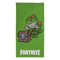 Smulderstextiel nl Fortnite Rex trandlaken - 70 X 140 Cm - Groen