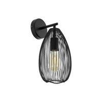 EGLO wandlamp Clevedon - zwart