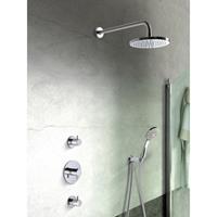 Hotbath IBS 2R Get Together inbouw doucheset Laddy rond - chroom - met ronde 3 standen handdouche - 25cm hoofddouche - met wandarm - zonder glijstang