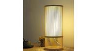 Fine Asianliving Bamboe Tafellamp Bureaulamp - "Maya"
