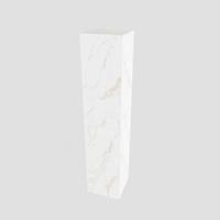 Boss & Wessing Kolomkast BWS Valencia 160x35x35 cm Omkeerbaar Twee Deuren Carrara Mat