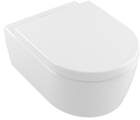 villeroy&boch Villeroy & Boch Avento randloos toilet CeramicPlus met softclose zitting wit mat