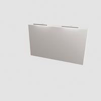 Boss & Wessing Spiegelkast BWS Valencia 120x70x16 cm met Twee Deuren Carrara Mat