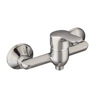 SCHÜTTE Bad-Dusche-Mischbatterie VICO Chrom 101 mm Silber