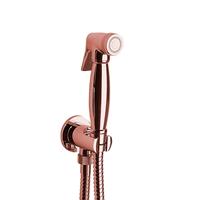 Sapho Bidet Handdouche  Reitano Rubinetteria Incl. Slang en Handdouchehouder Rose Goud 